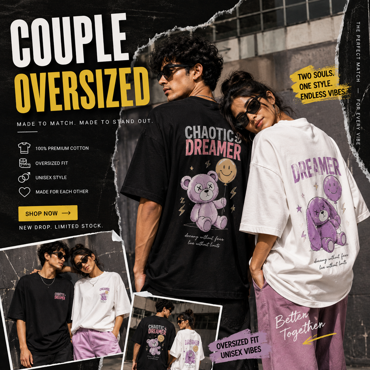 Couple Oversize T-Shirts