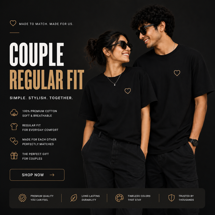 Couple Round Neck Tees